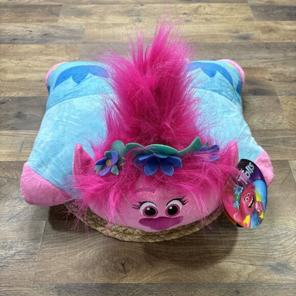 Pillow Pets Trolls Poppy Plush Stuffed Animal NEW w TAGS Dreamworks - Picture 1 of 11